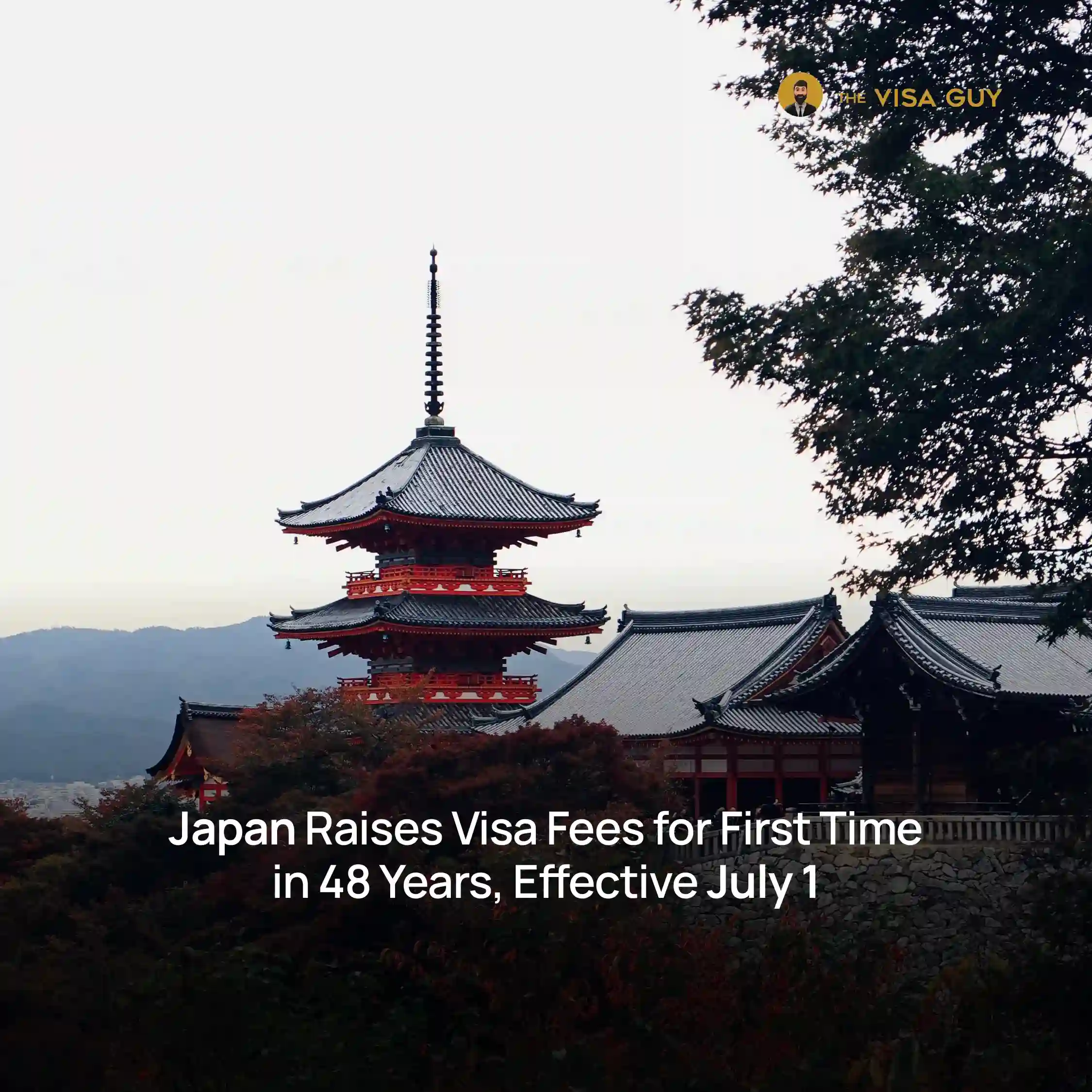 Japan Raises Visa Fees for First Time in 48 Years, Effective July 1